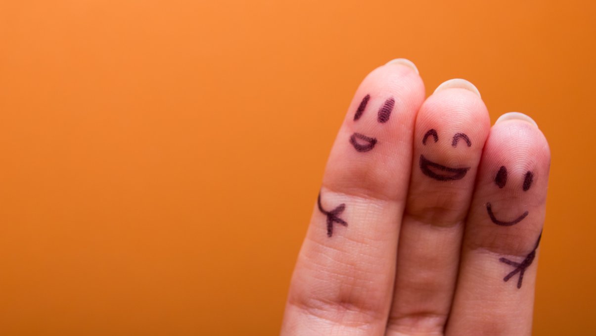 Being friends.