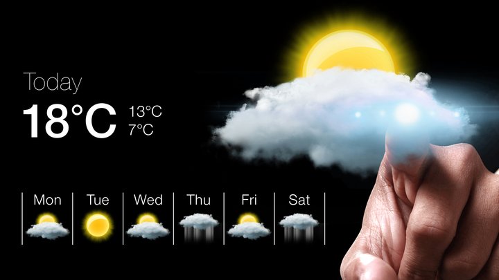 Med kunskaper inom meteorologi kan vi göra väderprognoser.
