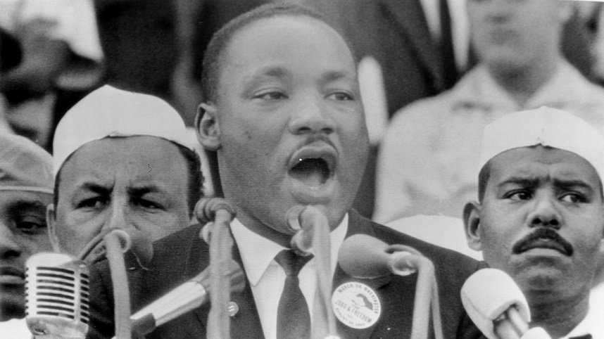 Martin Luther King var en stor talare.